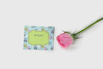 Owl Theme Flat Gift Tags