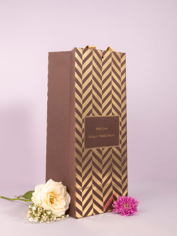 Chevron Theme Wine/Bottle Bags
