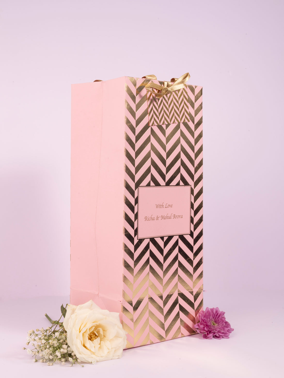 Chevron Theme Wine/Bottle Bags