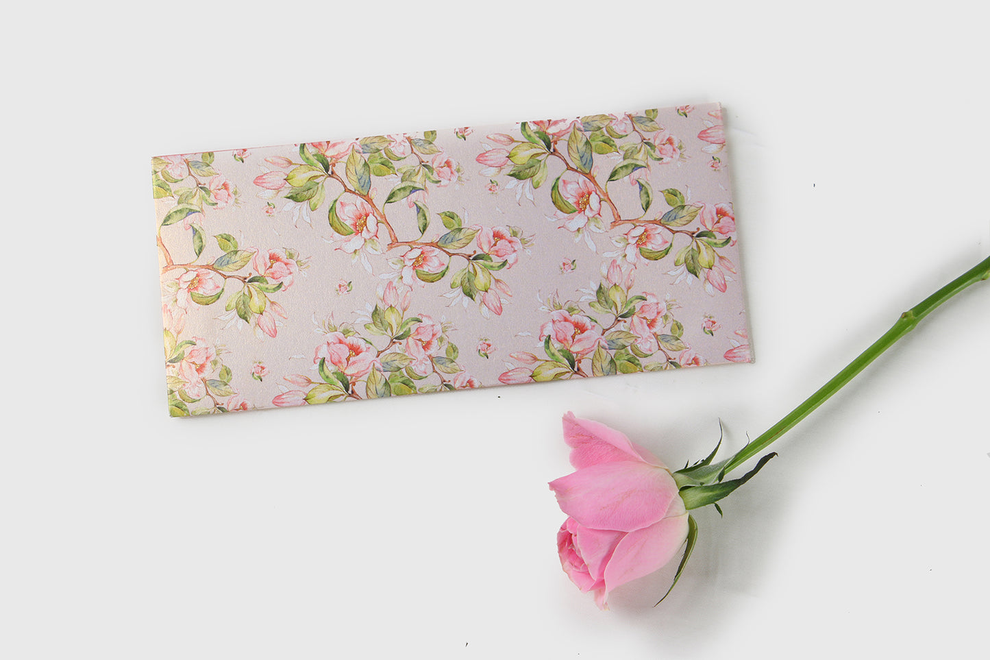 Peach Floral Design Money/Shagun Envelopes