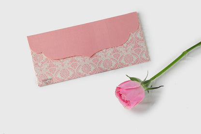 Pink Damask Design Money/Shagun Envelopes
