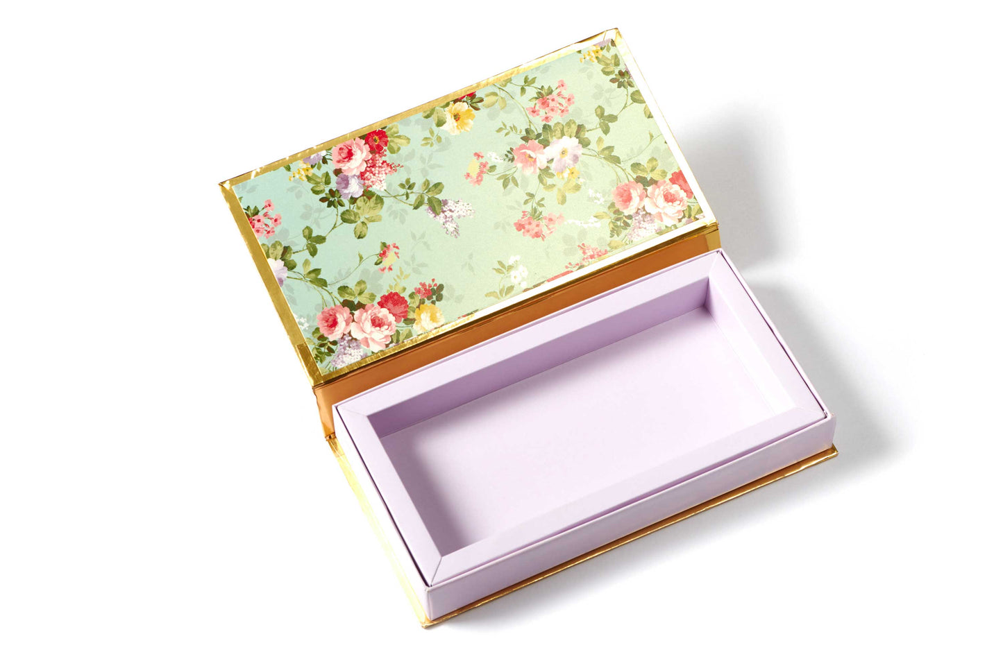 Sea Green Floral Design Cash/Gaddi Box