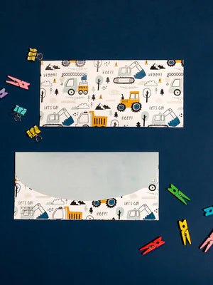 Truck Theme Money Envelopes